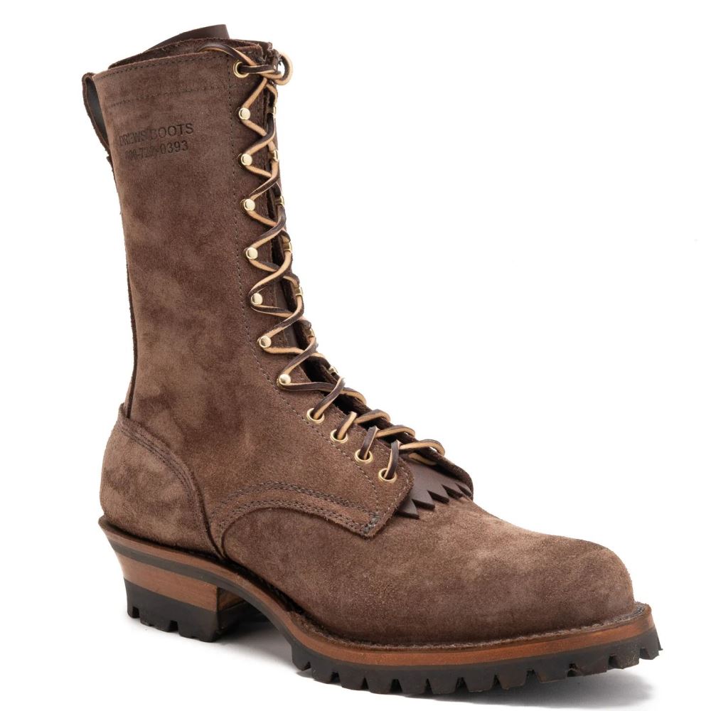 Drew's Boots Women's All Brown Roughout - #WDRAC904V-BRNRO