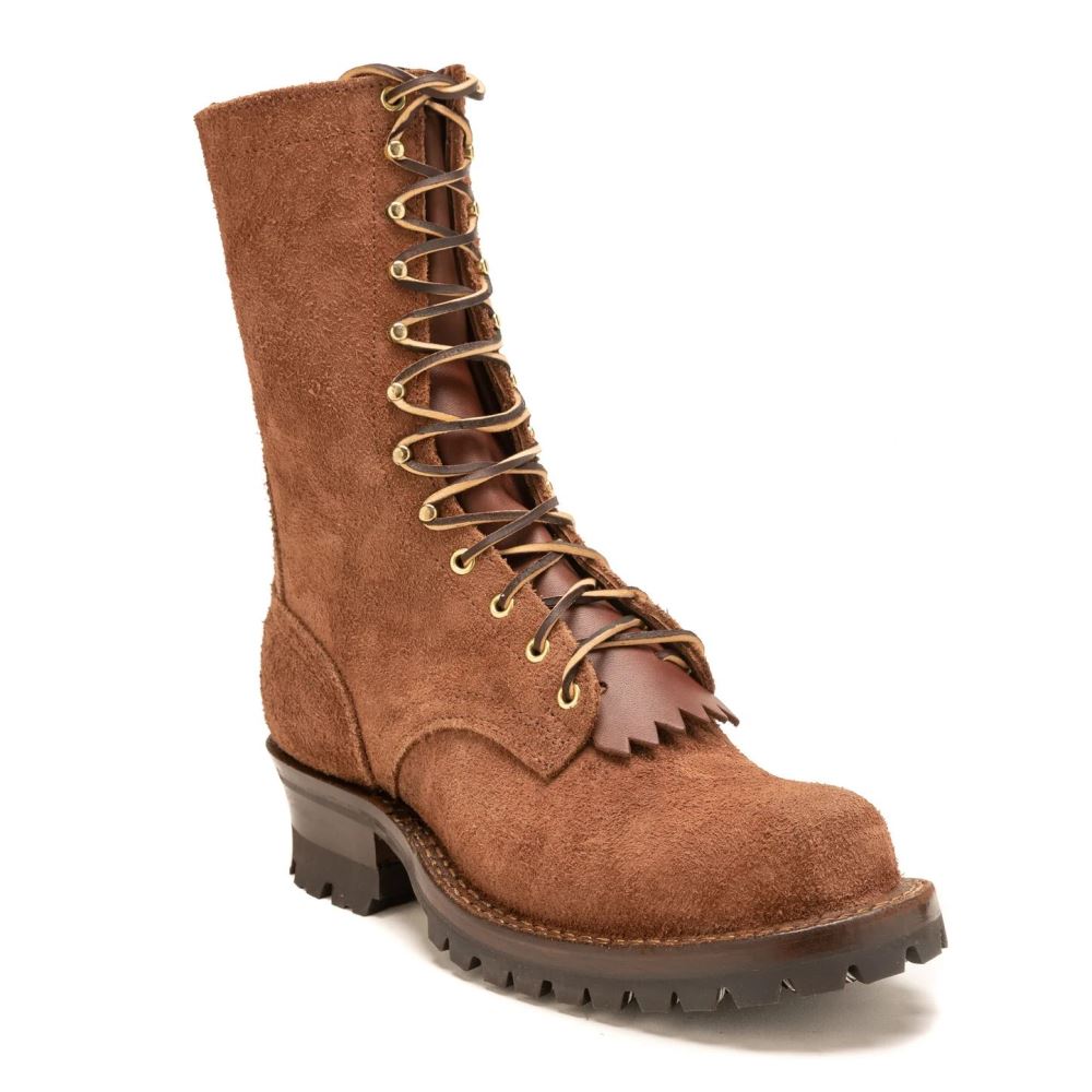 Drew's Men's 10" Elk Tan Roughshot - #DROP10V